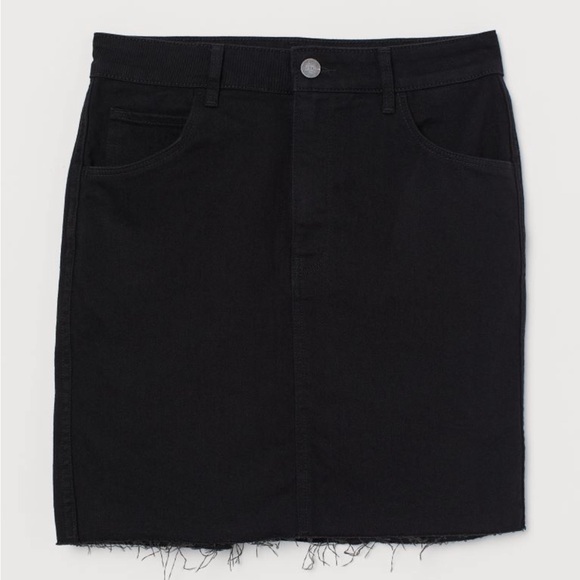 Short Distressed Denim Skirt - Picture 2 of 6